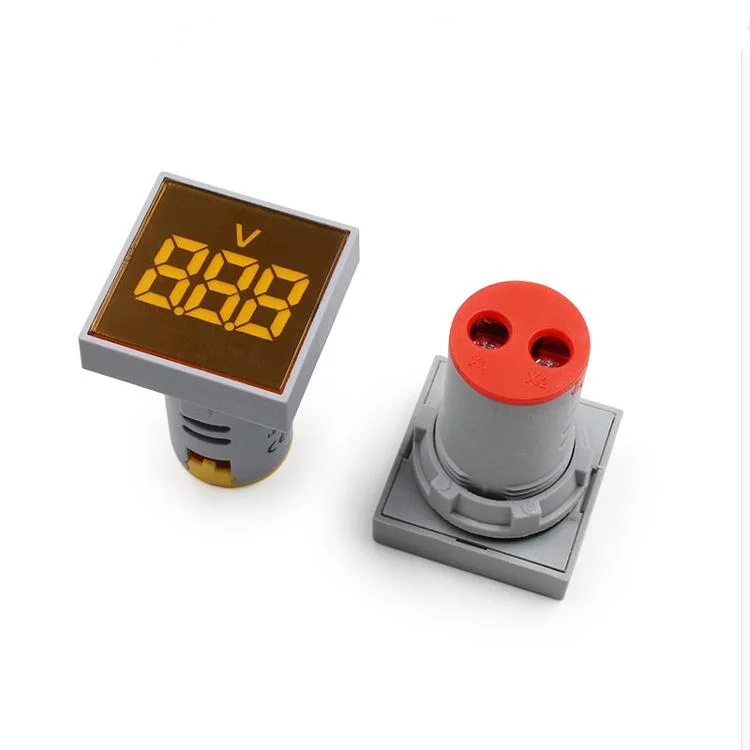 Voltmeter, Ammeter, Hz Current Frequency Panel Meter Indicator Digita 22mm LED Digital