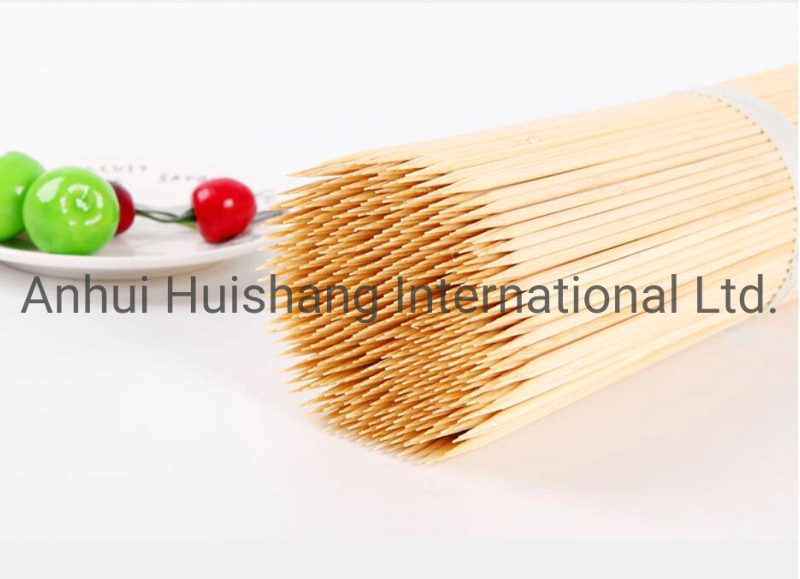 Round Shape Bamboo BBQ Sticks and Skewers