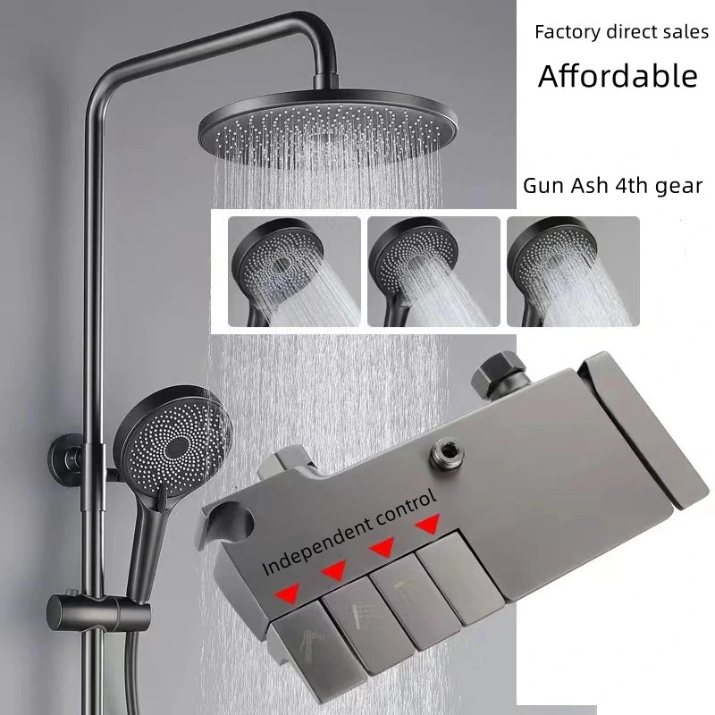 Bathroom Accessories Brass Piano Keys Shower Shower Set