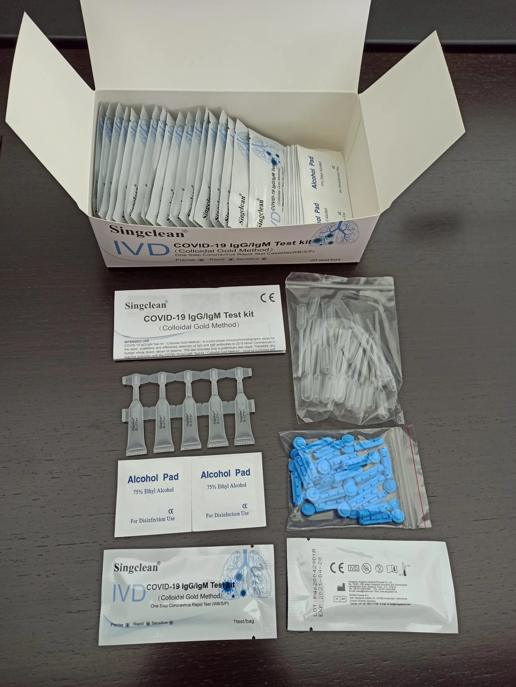 Fast Results Rapid Test Kit Igg/Igm Coro-Na Vir-Us 19 & Antibody