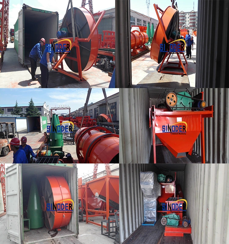 Organic Palm Fiber Fertilizer Granulation Process Production Line