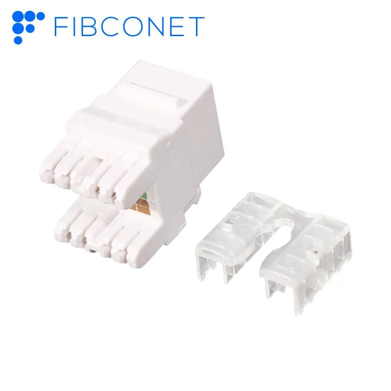 وحدة شبكة UTP (كبل مزدوج مجدول غير محمي) من الفئة CAT6 Keystone Jack RJ45 من درجة كبل LAN