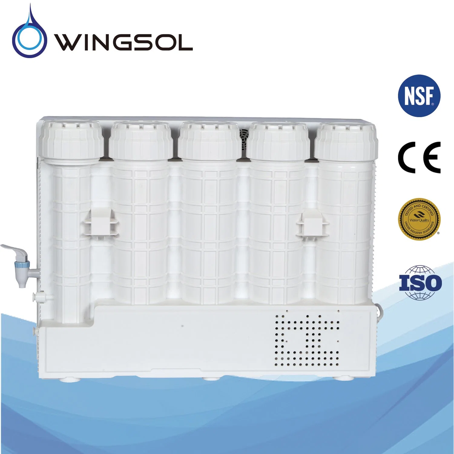 Desktop RO Wasserreiniger Wassermaschine Umkehrosmose-System kalt Wassererhitzer