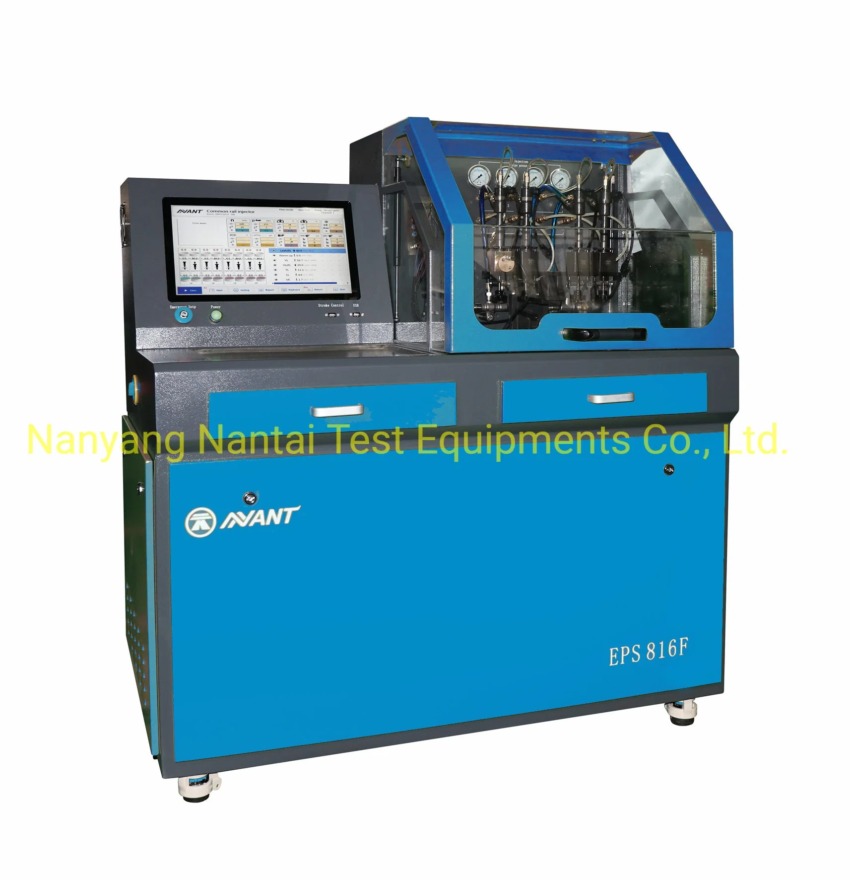 EPS816f Common Rail System Tester Testing Various Injectors Can Test The Current of Injector Solenoid Valve