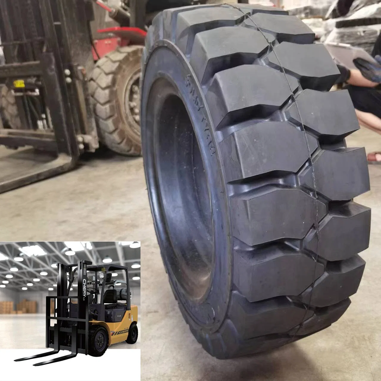 Chinese High quality/High cost performance  Nice Price Forklift Solid Tire 5.00-8