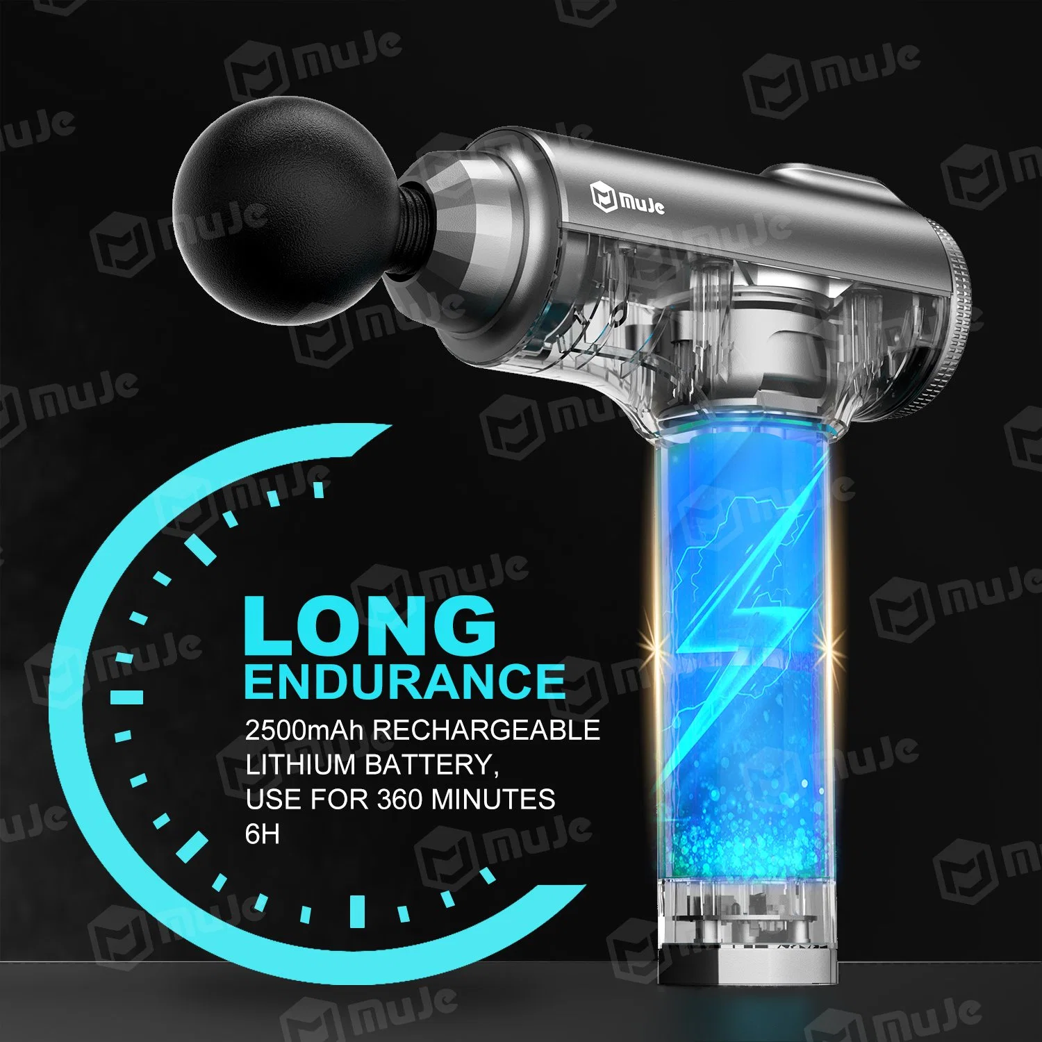 Muje Well Made Crazy Fit Massage Gun Wholesale/Supplier 6 Heads