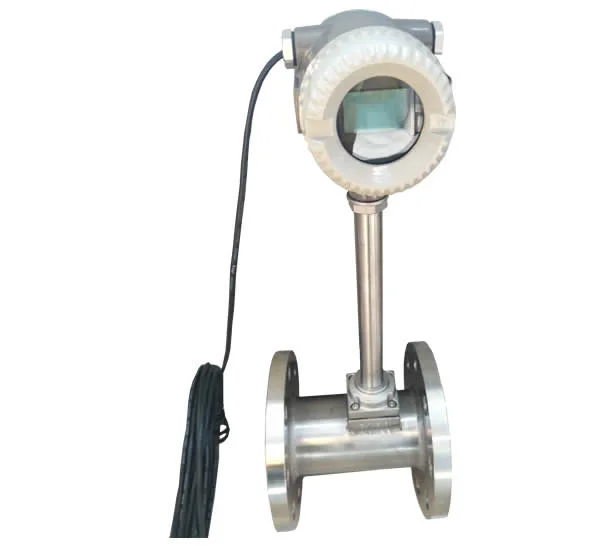 High Temperature Flow Meter 3/8"-10" Inch Digital Air Vortex Flow Meter