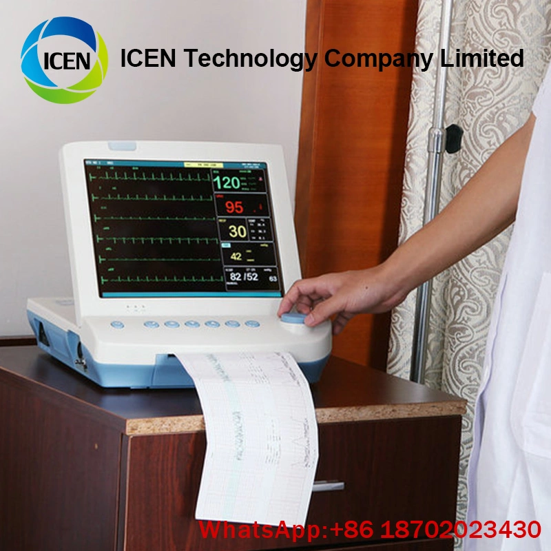 in-C011-1 Hot Sale Portable Color Doppler Ctg Machine Maternal Fetal Heart Rate Monitor