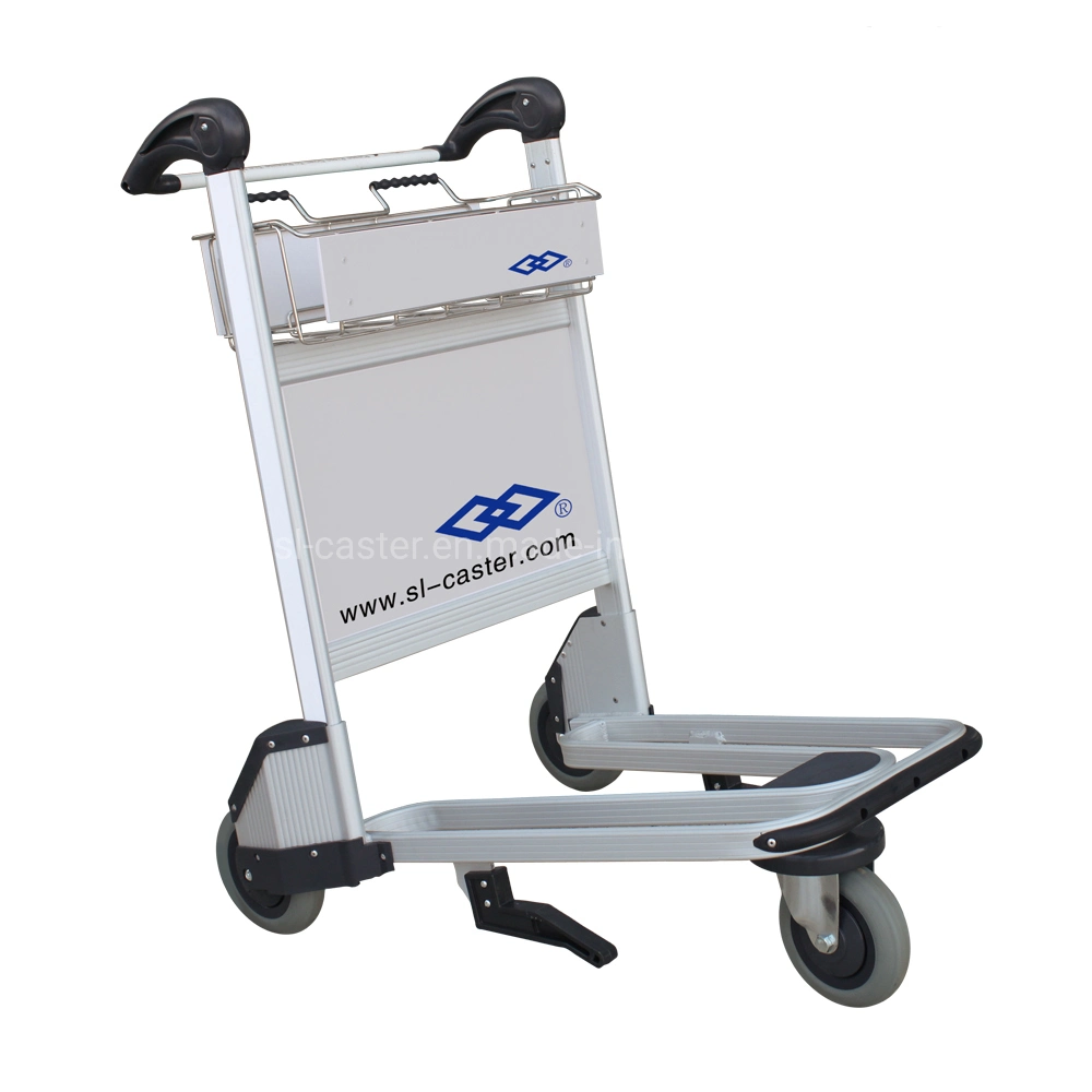 250kg Stainless Steel Airport Trolley Luggage Hand Cart