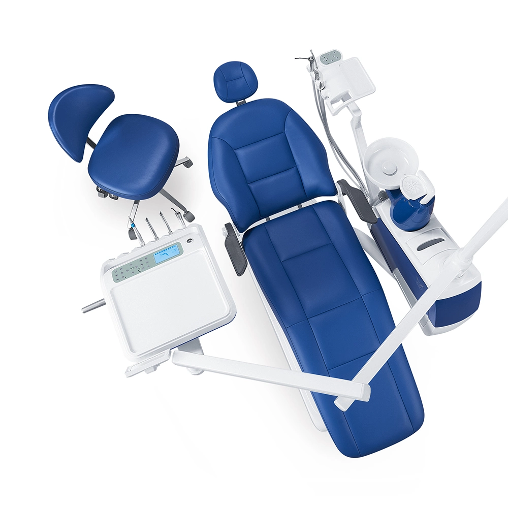 Silla dental integral aprobada por CE y FDA, equipo dental, precio de unidad dental portátil (GD-S350)