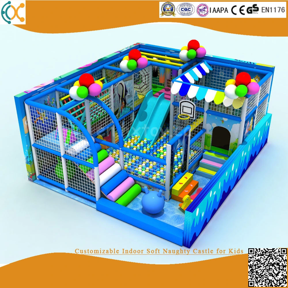 Indoor Soft Playground Equipment Naughty Castle Kids' Games