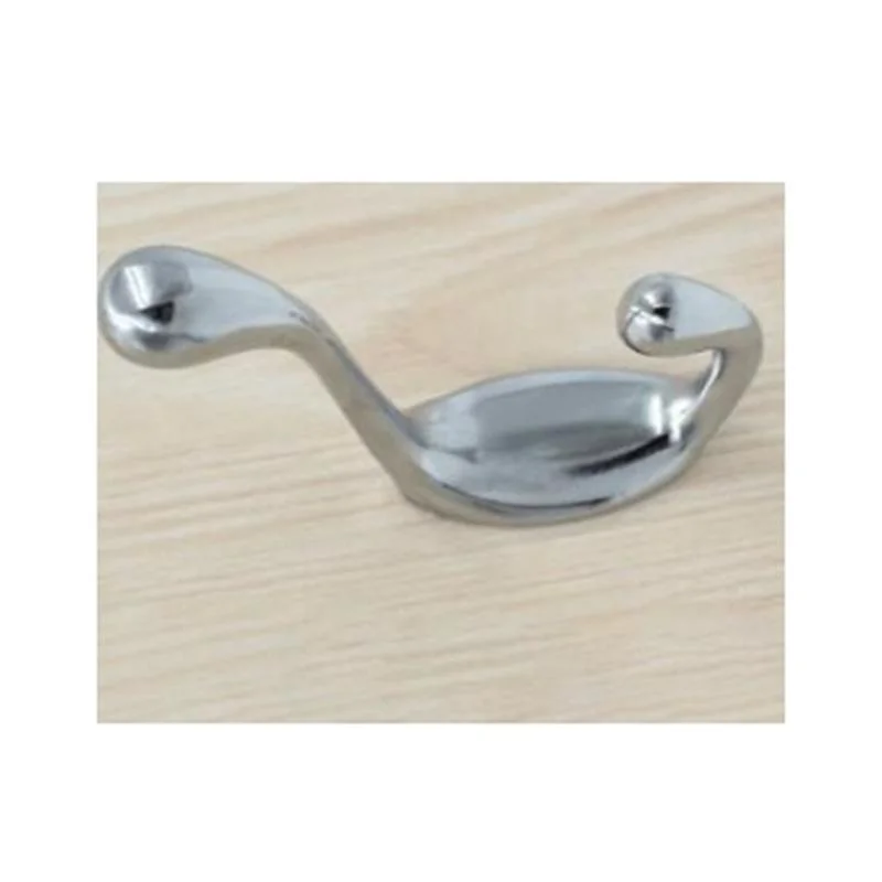 Furniture Hardware Zinc Alloy Upper and Lower Coat Hook Connecting Hooks