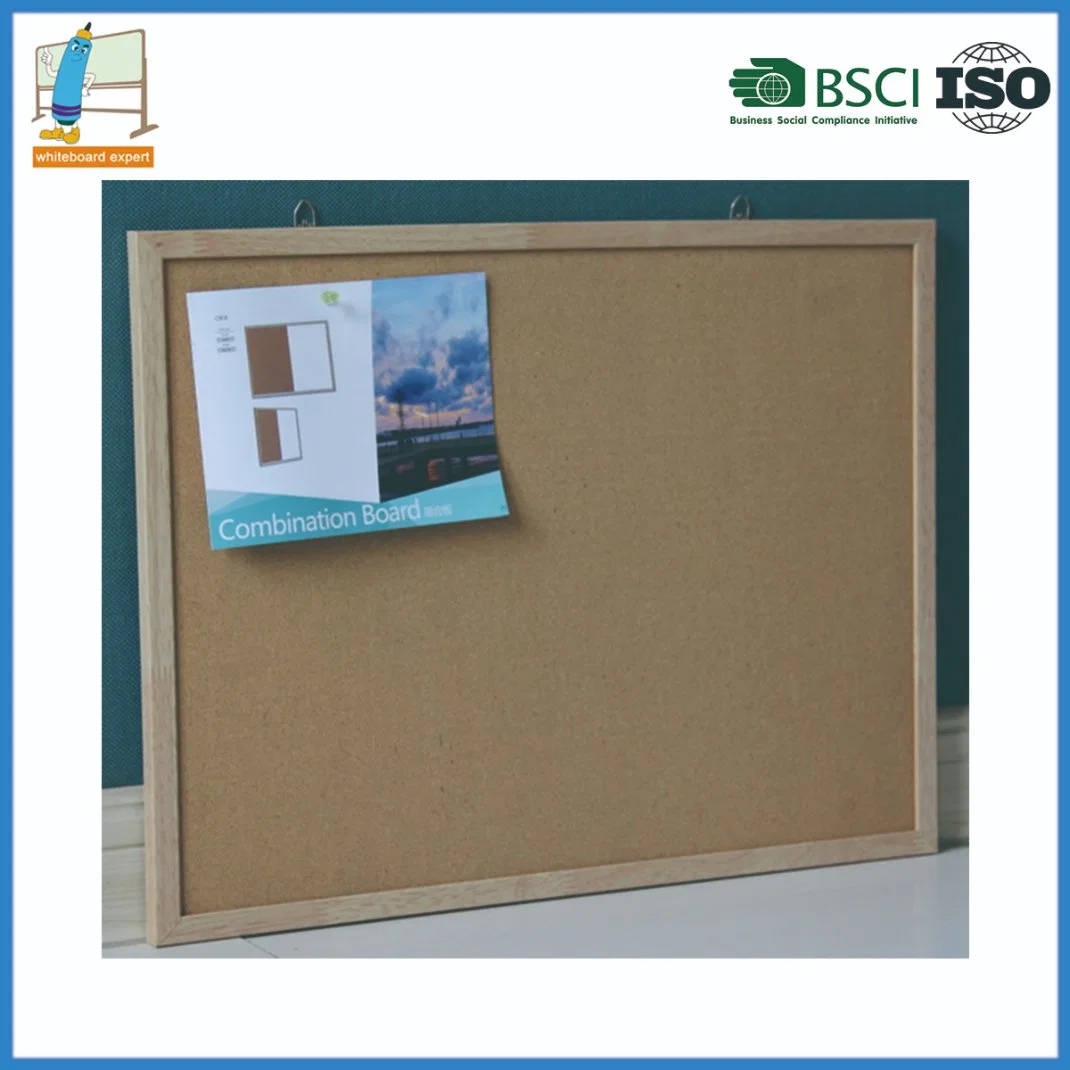 Corkboard con bastidor de MDF tablero de corcho de suministros de oficina