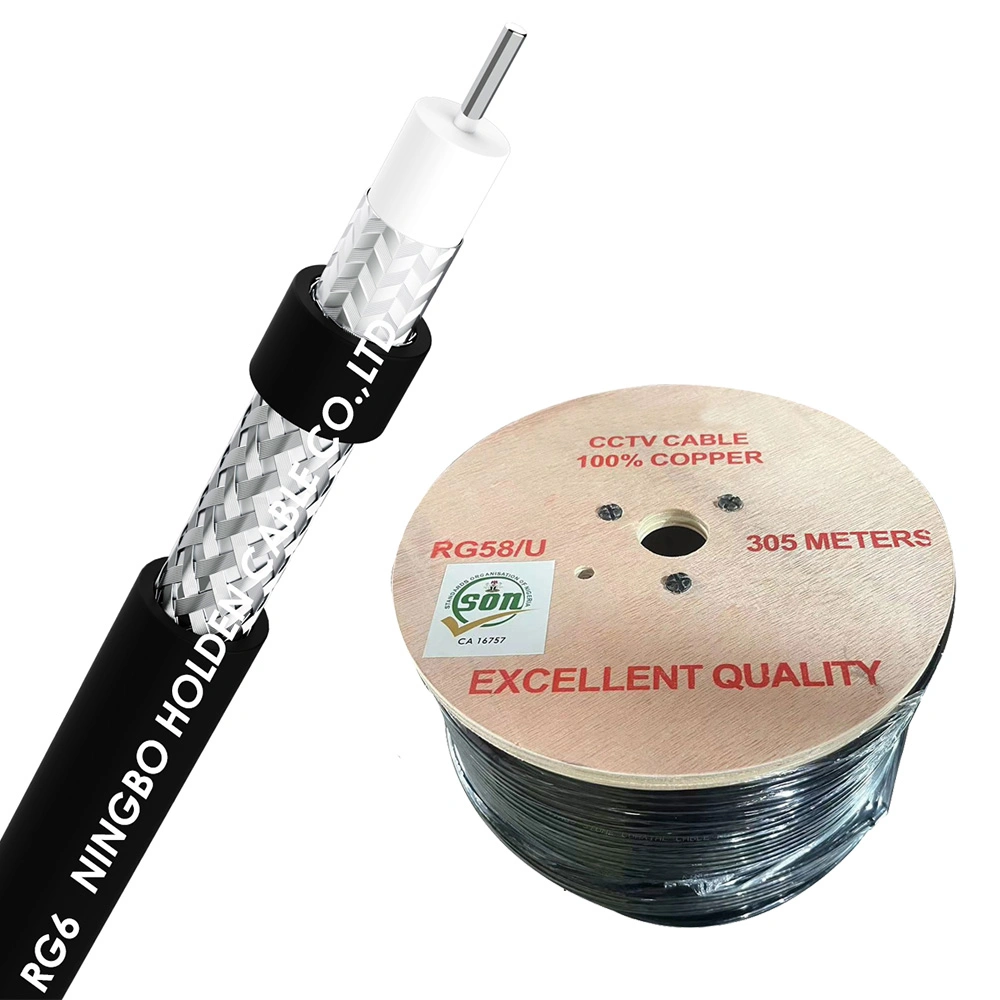 CCTV/CATV Data Communication Cables RG6 Coaxial Cable