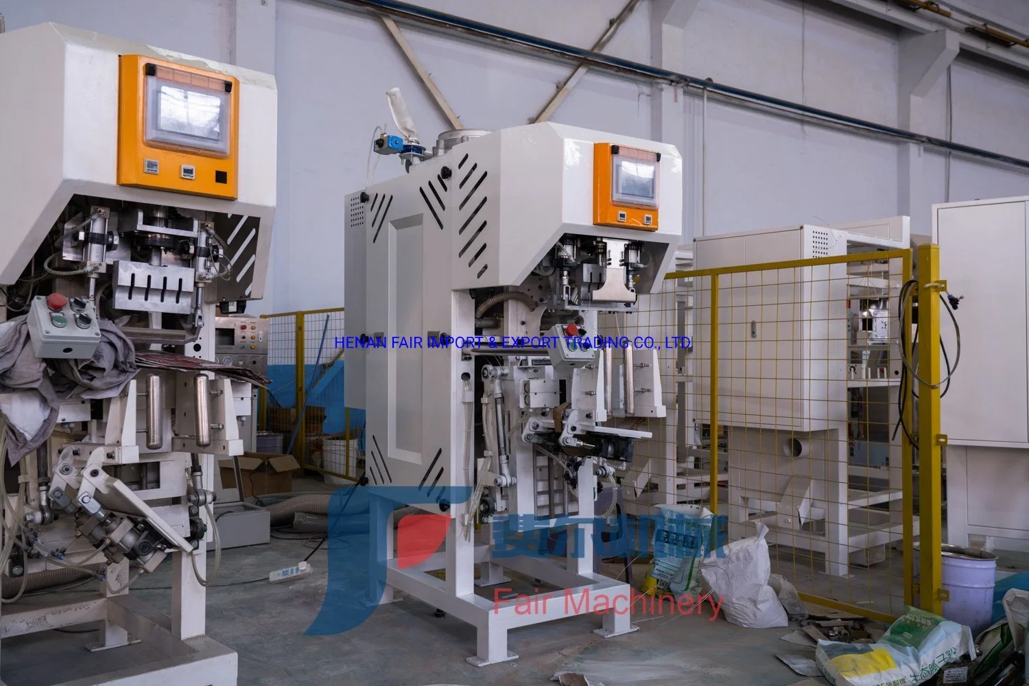 Automatic Valve Bag Air-Blowing Cement Sugar Powder Packing Machine for Vertica Weighting Packaging 5-50kg