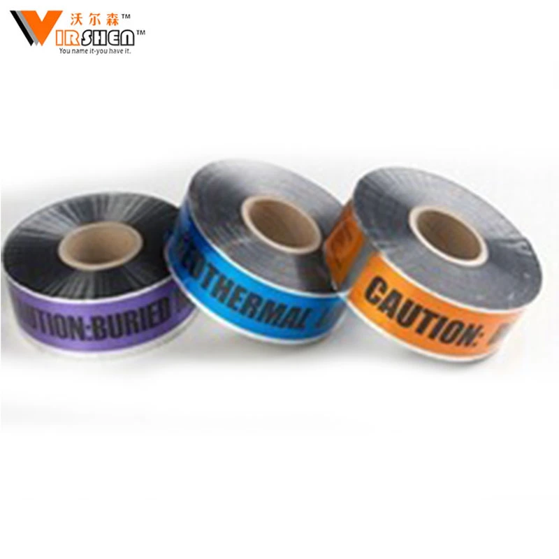 Custom Printed PE Hazard Warning Tape / Plastic Barricade Tapes / HDPE Warning Tape
