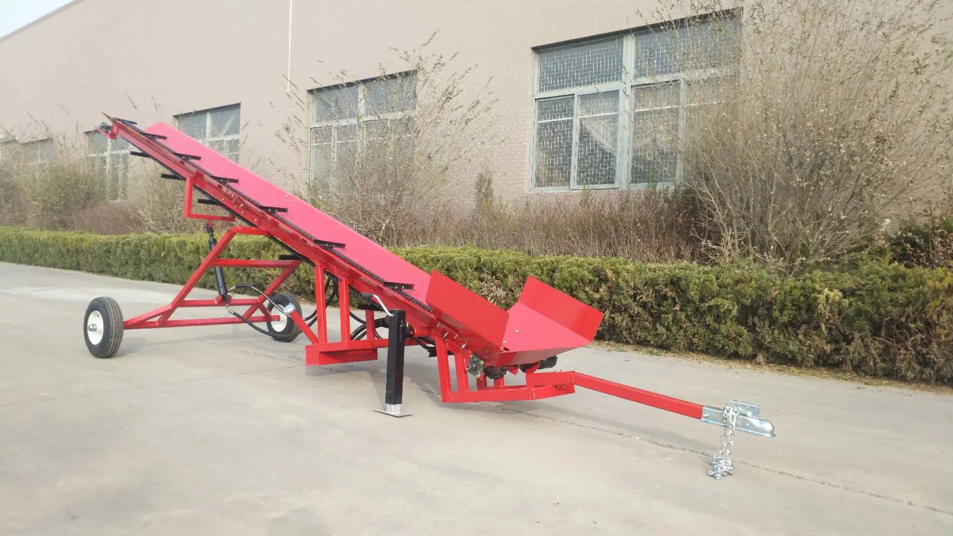 BRT Safety Belt Machine Stand Alone 5 Meters Wood Conveyor