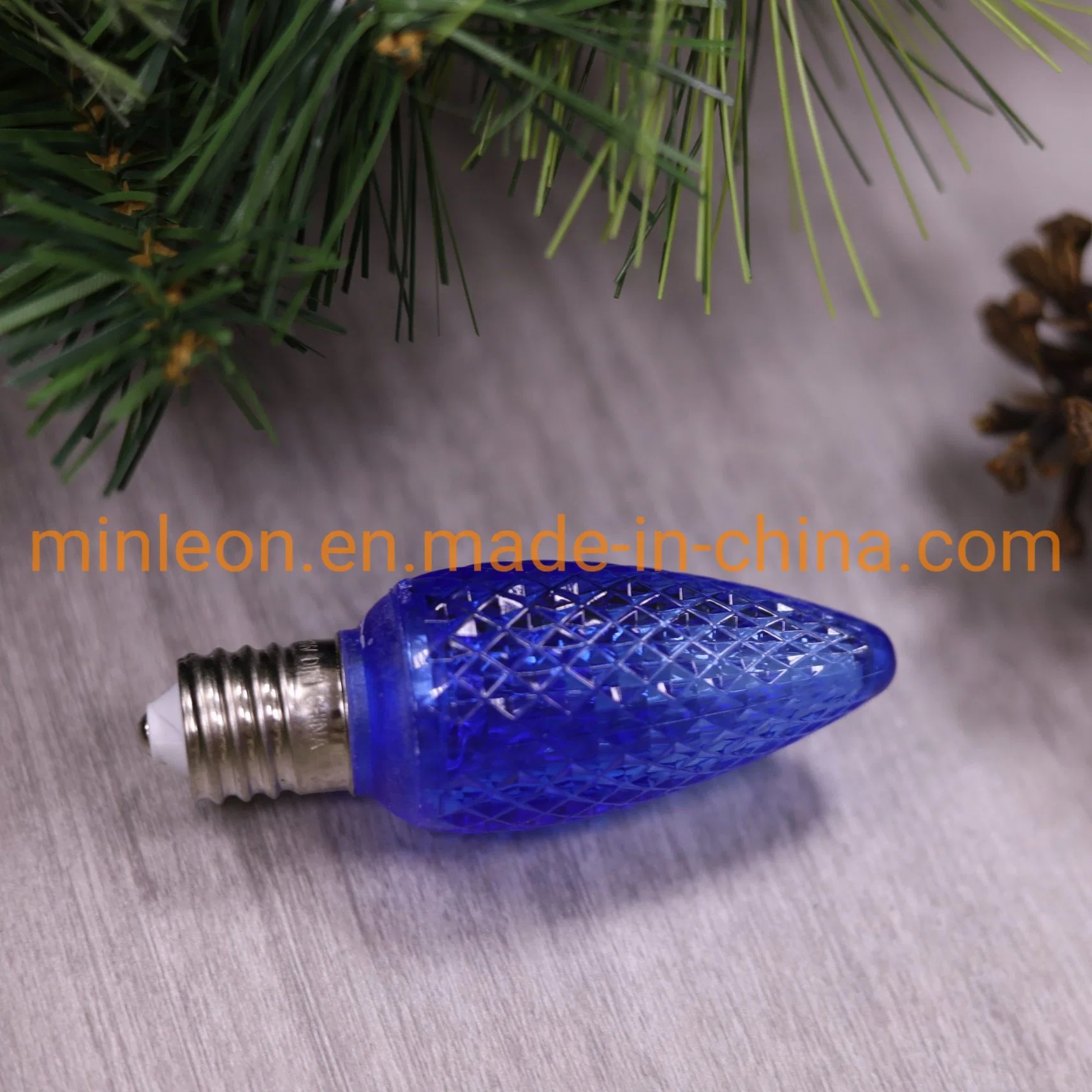Multi Color Faceted Lighting Traditional Bulbs C9 Christmas LED Replacement Bulbs