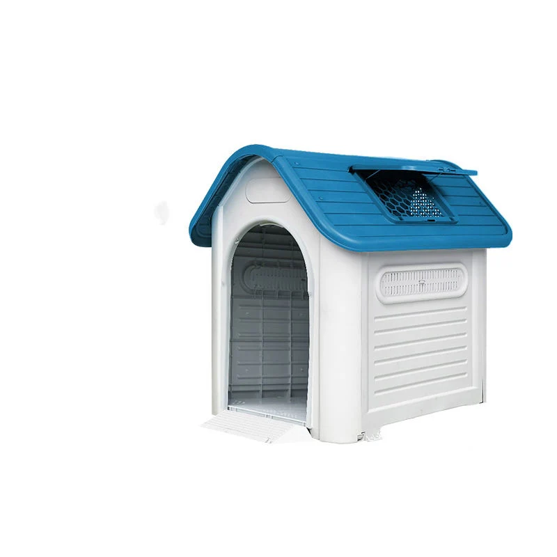 87*72*75.5 Cm Waterproof Outdoor Rainproof Sunshade and Breathable Dog Villa with Safety Door Lock