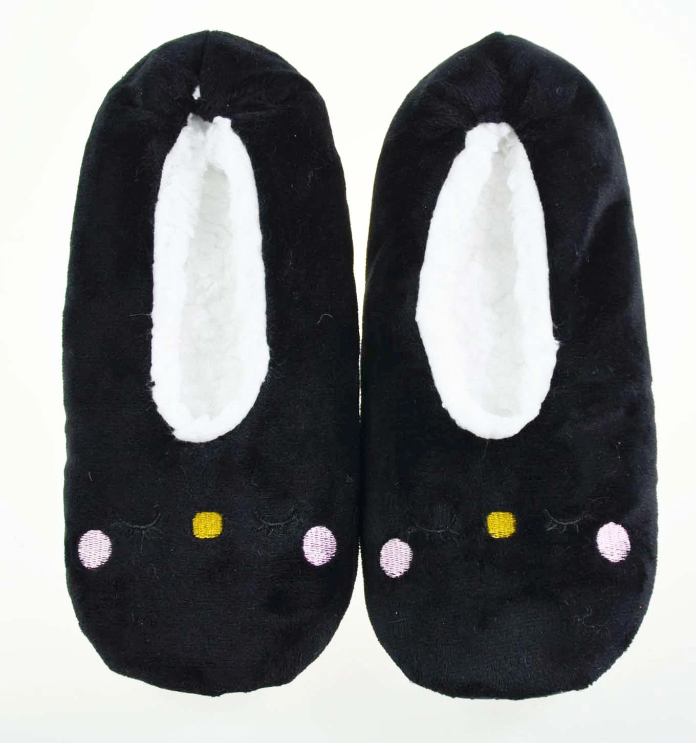 Fashion Kitty Face Embroidered Girls Ballerinas Hausschuhe Shoes Slippers