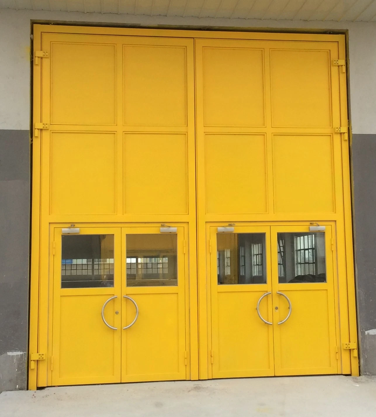 Hospital Hotel Commercial Building Hollow Metal Flush Security Steel Emergency Exit Access Door