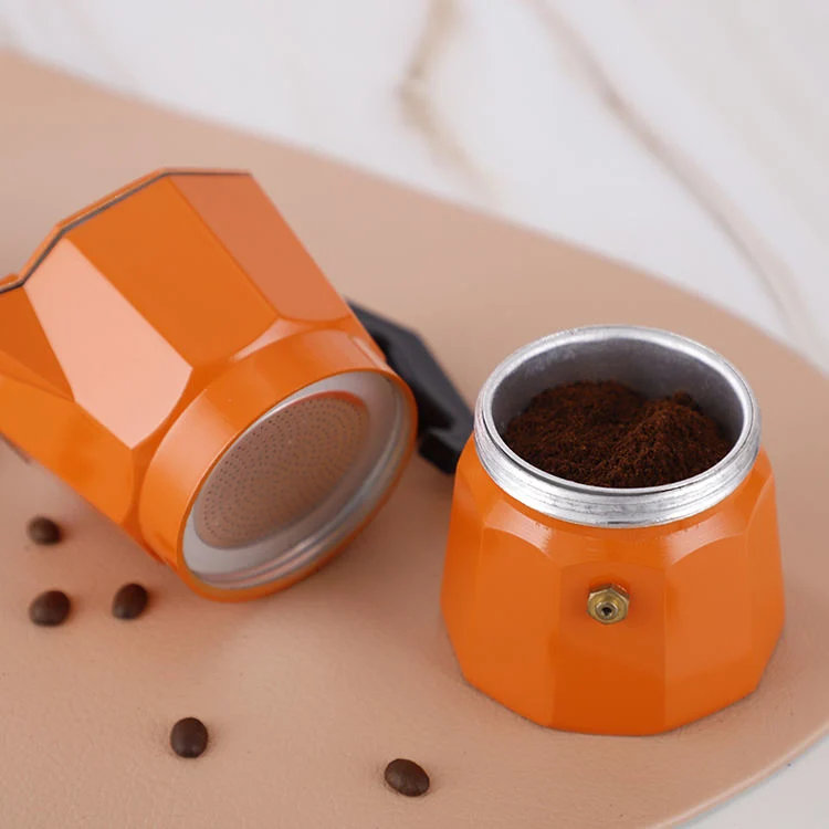 6 chávena de café Espresso em alumínio Fogão Moka Pot ou café com design moderno e preço razoável