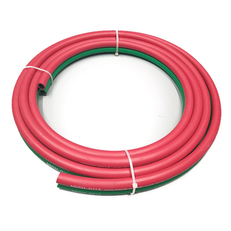 Red / Green 1/4'' EPDM Welding Twin Hose W. P 300psi