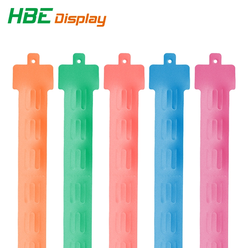 Promotional Supermarket Customized Plastic Hanging Display Clip Strip