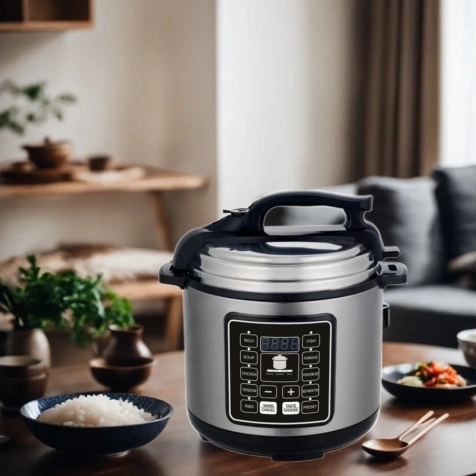 Smart Slow Pressure Cooker 6L Large Stainless Steel Digital Steamer Rice Cookers Electric