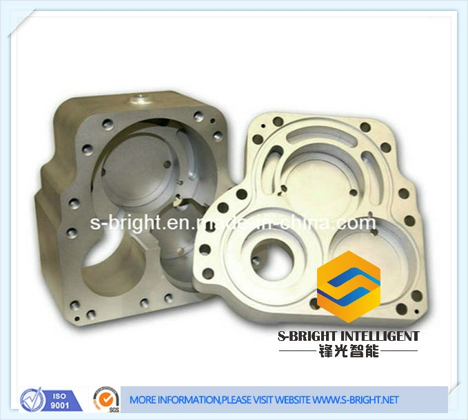 Kundenspezifischer Stahl Q235 CNC maschinell bearbeitete Rückwärtsperrung für Automobilzubehöre (F-098)