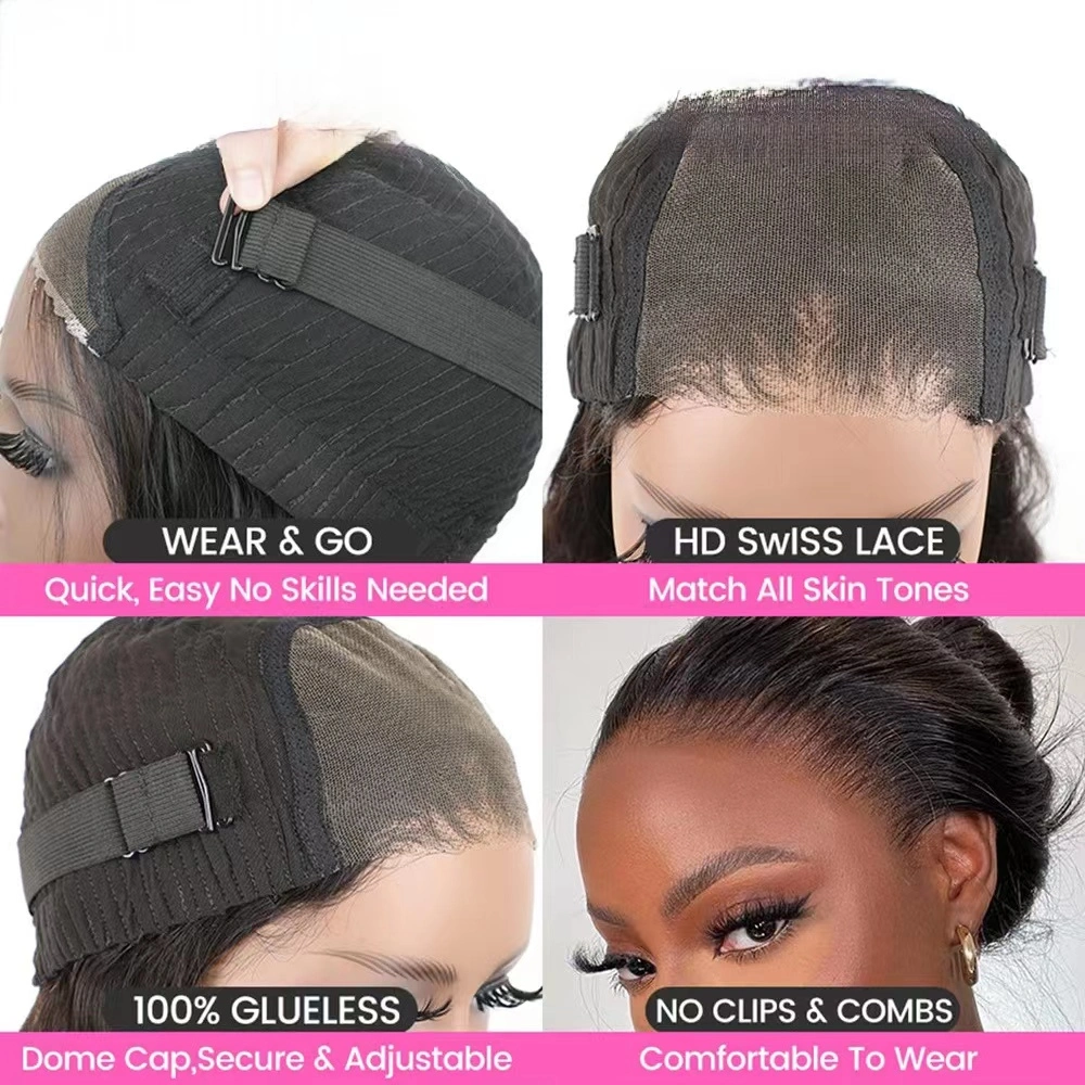 5*5 Body Wave Wear Go Glueless Wigs Human Hair Hair Sleeve