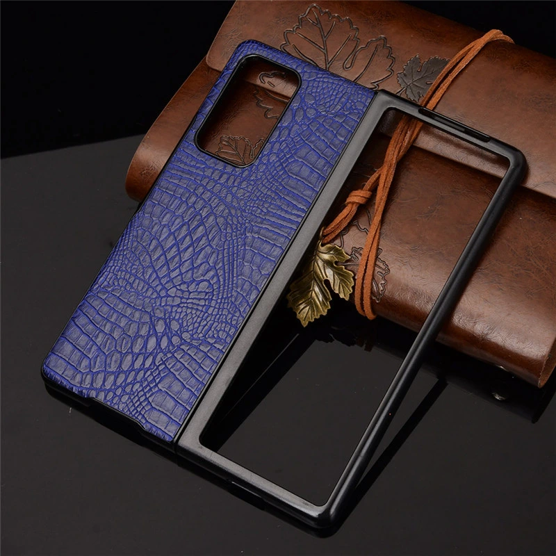 Crocodile Leather Flip Case for Samsung Galaxy Z Fold 2 5g