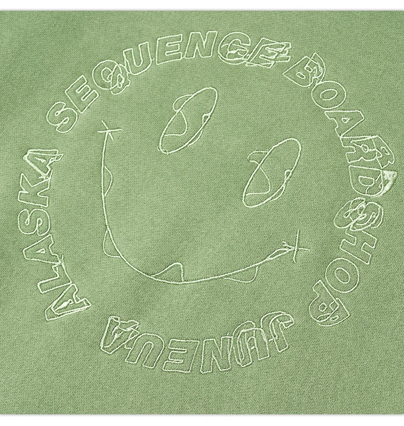 Hoodies Manufacturer Crewneck Sweatshirt 420g Embroidered Sweatshirt T-Shirt for Men