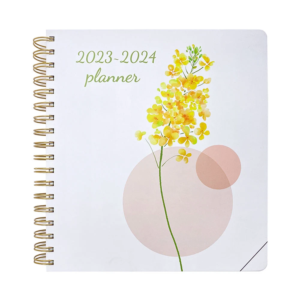 Best Selling Tab Pages and Sticker Spiral Planner Hardpaper Notebook