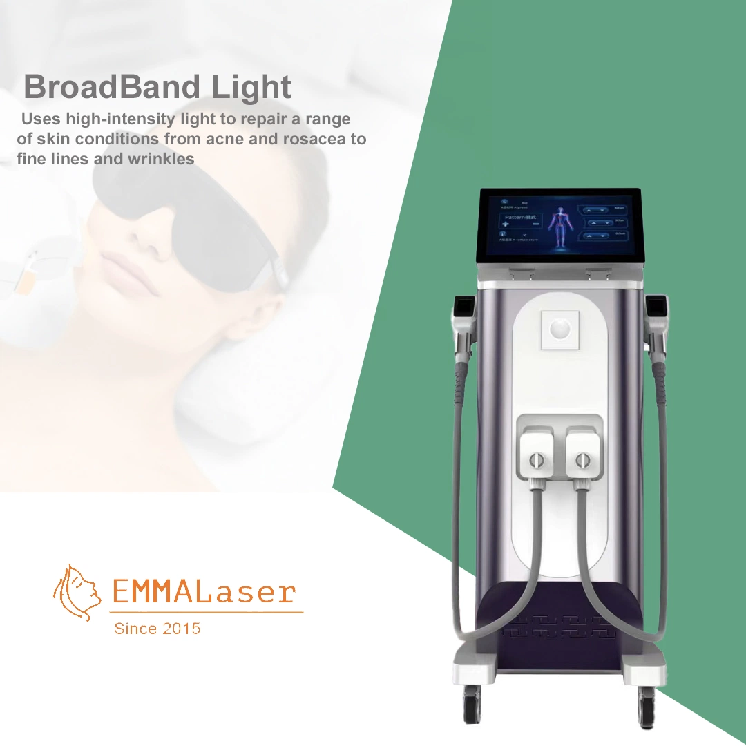 Professional Broadband Light IPL RF Machine for Photofacial Hair Removal