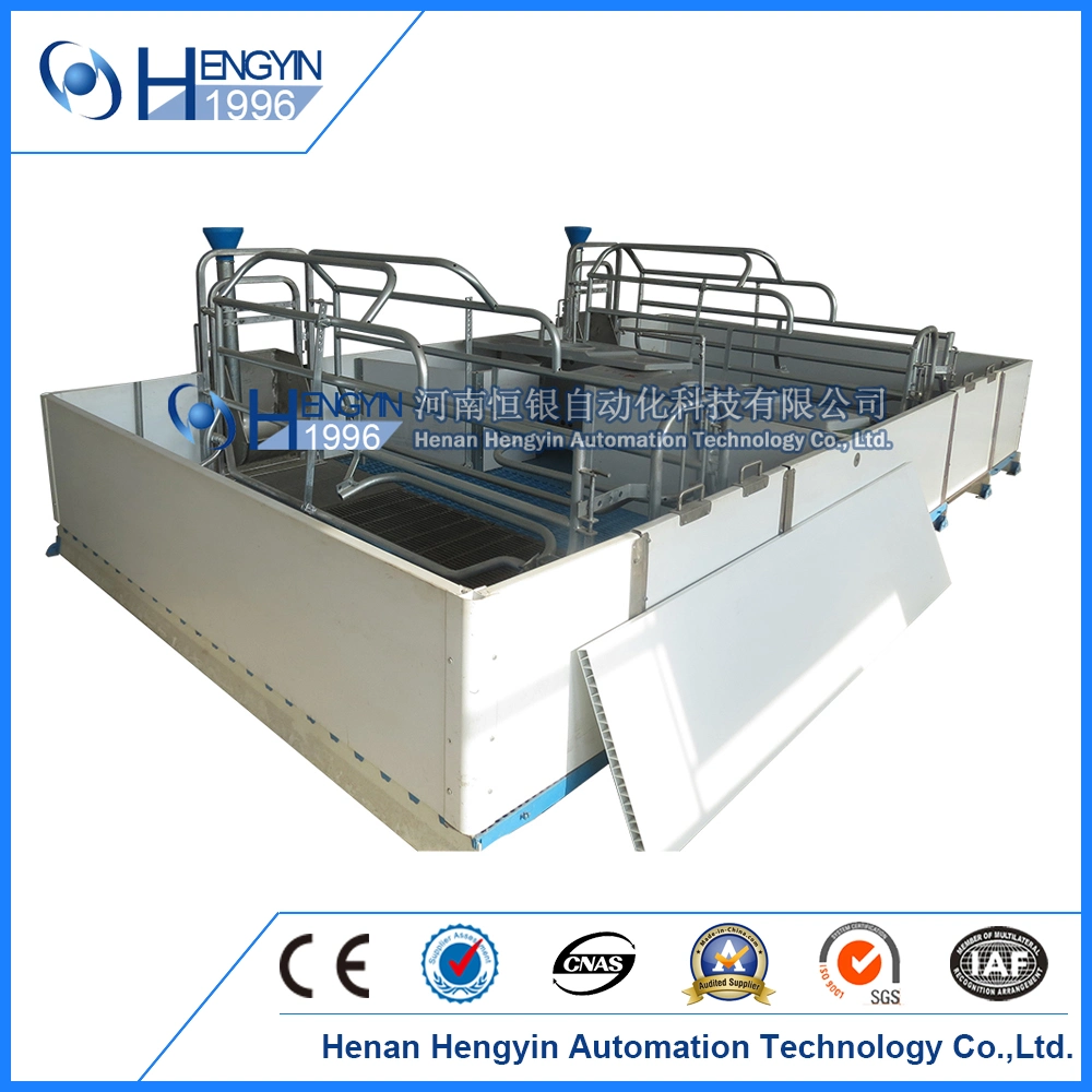 Hengyin Pig Equipment Maternity Cage Durable Farrowing Crate for Sow