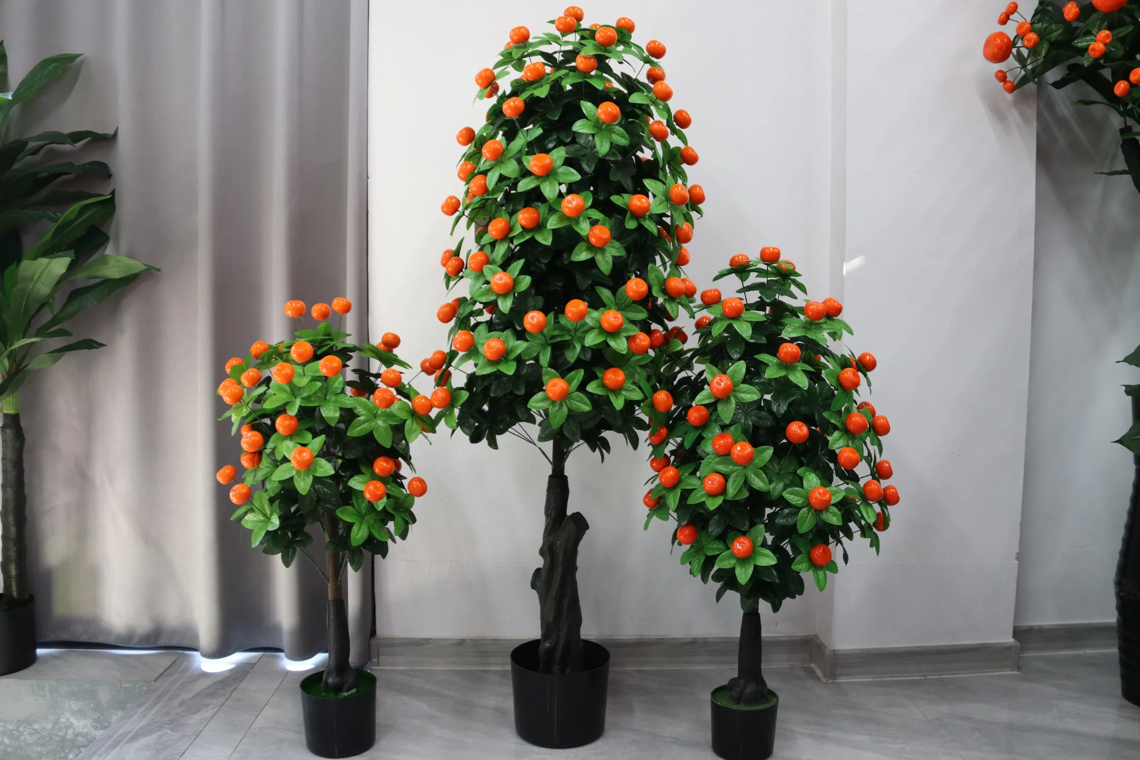 Exquisite 93 Yellow Peace Apples Fruit Old Tree Heads Customizable Artificial Simulation Decorative Plant Fruit Tree