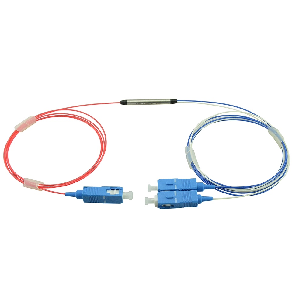 Divisor de filtro de fibra óptica FTTH Fwdm 1310/1490 1550nm/Alto aislamiento/Pon WDM