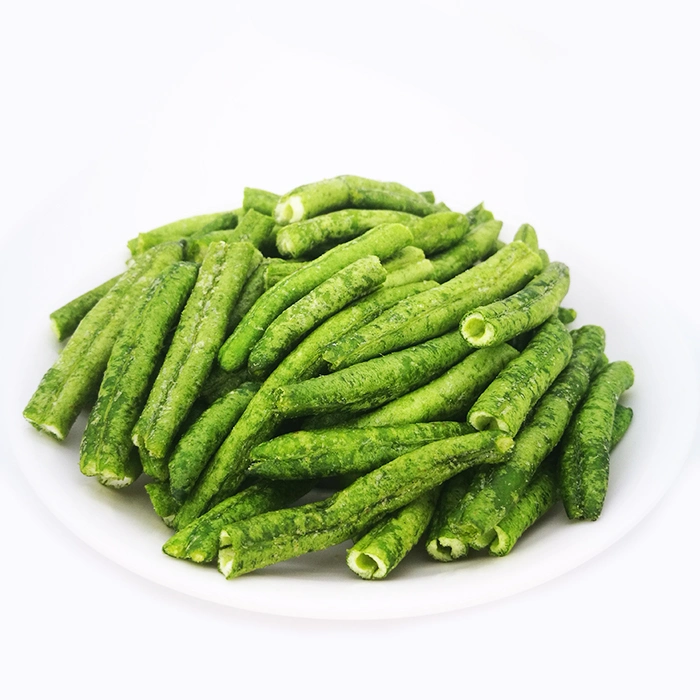 TTN China Fornecedor por atacado vácuo Fried Green Bean batatas fritas vegetais chips Produtos