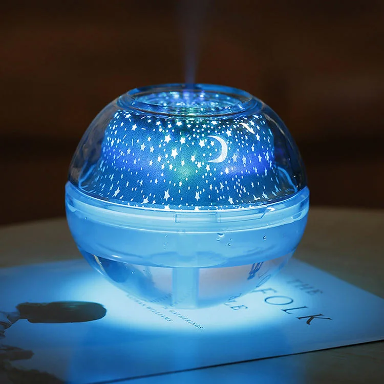 Humidificateur USB portable de voyage avec projecteur