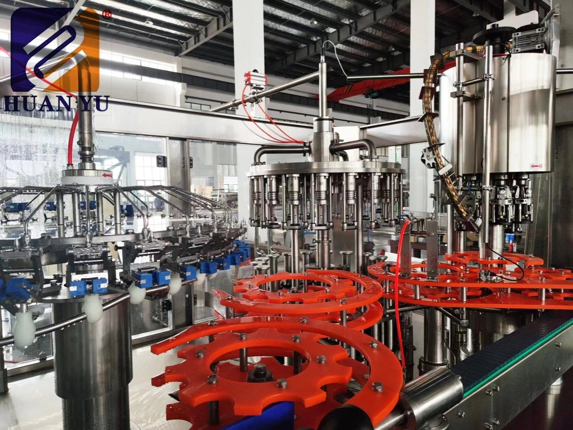 2023 New Automatic Factory Making 10000bph Pet Bottle Mineral Pure Aqua Plastic Drinking Flavor Juice Carbonated Drink Complete Water Bottling Filling Machine
