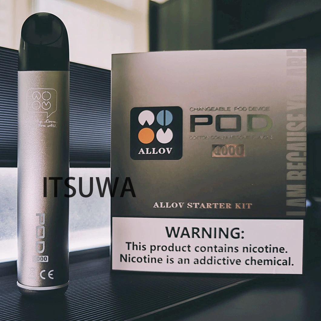 Itsuwa Allov Pod 1000 Puffs Hits Desechables Cigarros 1000 Puff Disposable Vapes 1500 Puffs