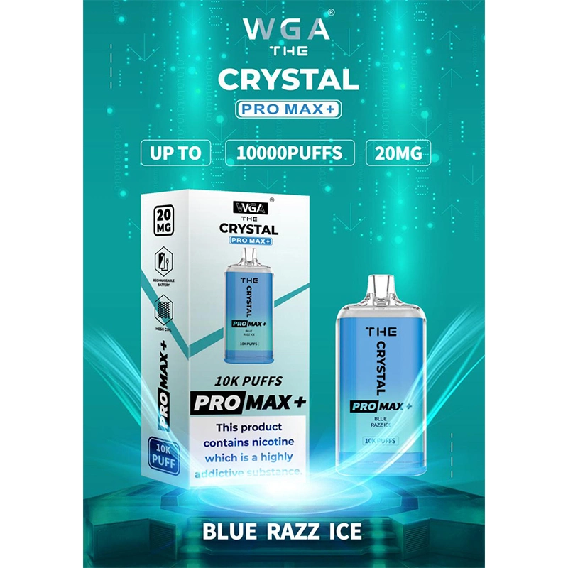 Wholesale I Vape Crystal Hot Selling in UK The Crystal PRO Max Disposable Vape Bar Crystal PRO Max Plus by Wga 1000