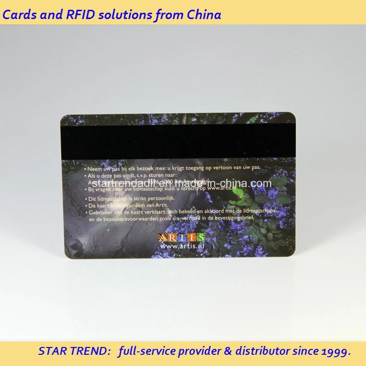 Health Club Card Made of PVC with Magnetic Stripe (ISO 7811)