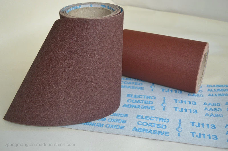 Hand Use Aluminum Oxide Emery Cloth Tj113 Aluminum Oxide