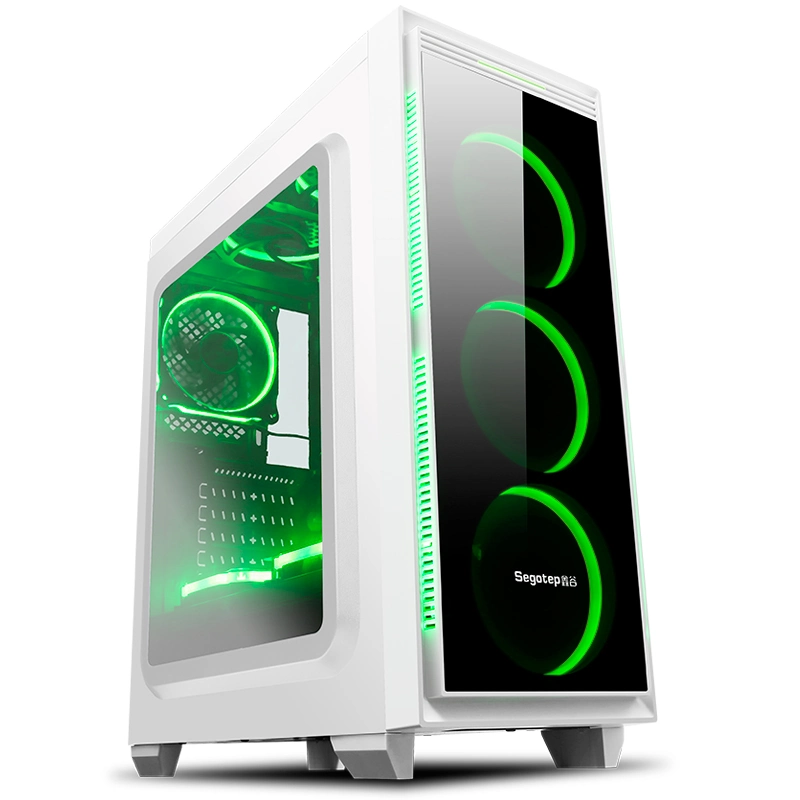 Factory Top-Selling RGB ATX gekühlte Desktop-Computer-Gehäuse