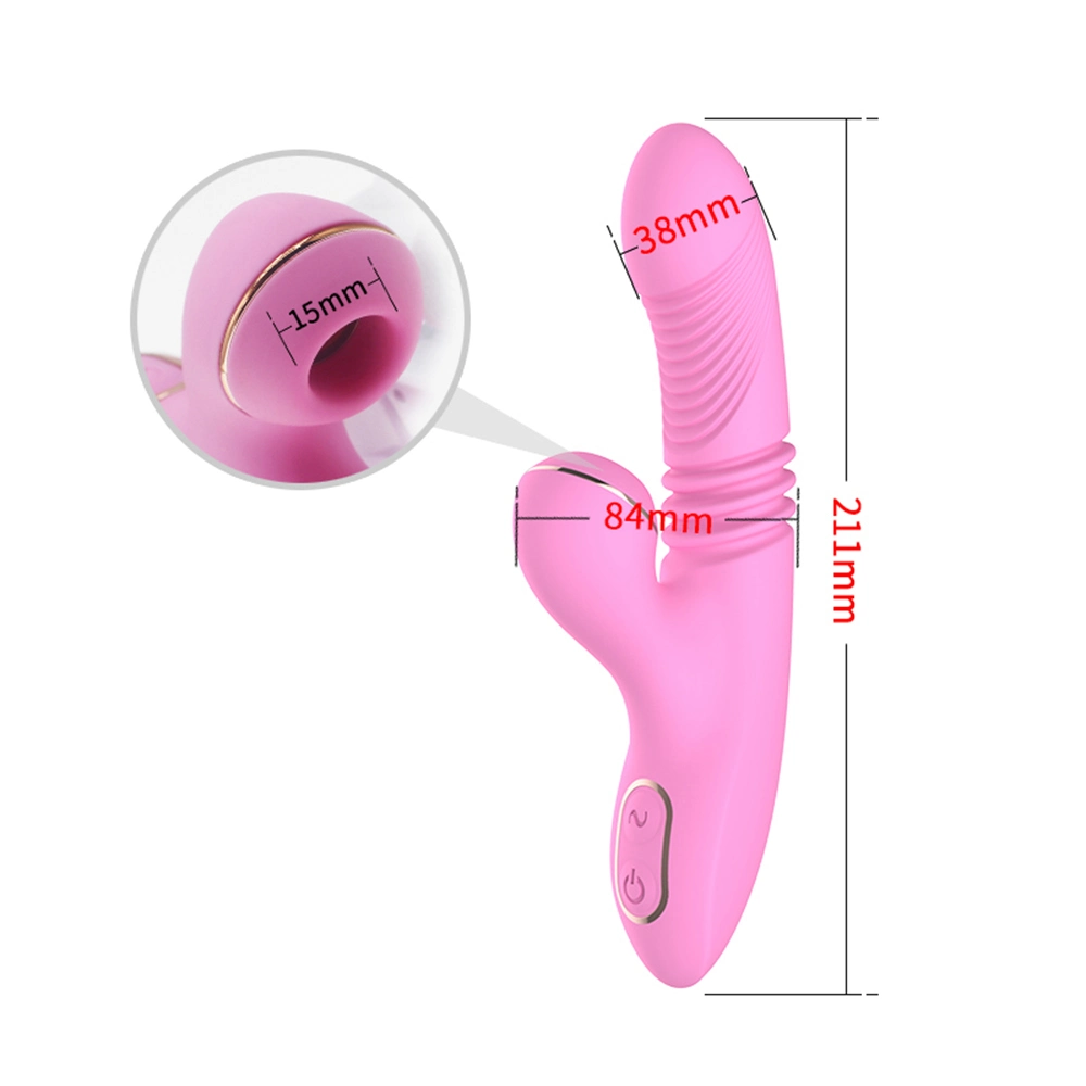 China impermeable de silicona vibrador conejo mágico juguete sexual