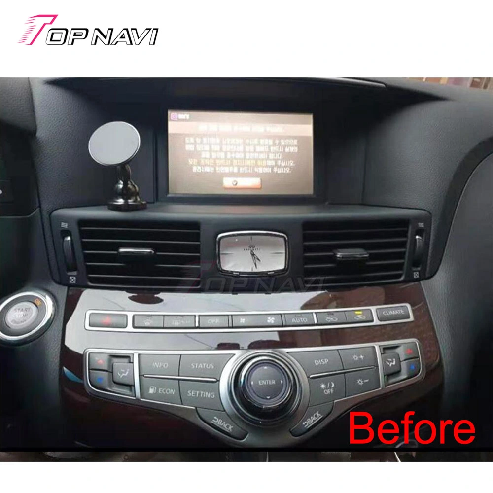 Pantalla táctil completa de 10,25 pulgadas Audio para coche para Infiniti M35 2013 2014 2015 2016 2017 Navegación GPS para coche