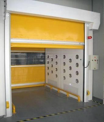 PVC Automatic Fast Rolling Door and Stainless Steel Double Swing Door with Roller Cargo Shower Manufacturer