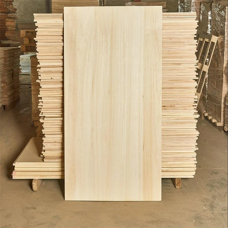 Poplar Natural Cut Bamboo Furniture Balsa Wood Sheet Paulownia Wood for Snowboard Wood Core